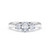 Photo of Amari 3/4 ct tw. Lab Grown Oval Solitaire Diamond Matching Trio Ring Set 10K White Gold [BT1419WE-C000]