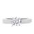 Photo of Aitamah 1/2 ct tw. Lab Grown Round Solitaire Diamond Matching Trio Ring Set 14K White Gold [BT1700WE-L045]