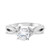 Photo of Astrella 1 ct tw. Lab Grown Diamond Round Solitaire Diamond Engagement Ring 10K White [BT1701WE-L095]