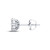 Photo of Alani 1/2 Carat T.W. Diamond Earring 10K White Gold [CE1213W]