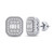 Photo of Aster 1/2 Carat T.W. Diamond Earring 10K White Gold [CE1209W]