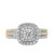 Photo of Julie 1 ct tw. Fancy Solitaire Diamond Engagement Ring 10K Yellow Gold [BT684YE-R029]