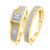 Photo of Casey 1/3 cttw Fancy Cut Bridal Set 10K Yellow Gold [BR429Y-C000]