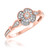 Photo of Hurst 1/4 cttw Fancy Cut Engagement Ring 14K Rose Gold [BT203RE-C000]