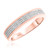 Photo of Casey 1/5 cttw Mens Band 10K Rose Gold [BT429RM]