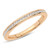 Photo of Jacinta 1/3 ct tw. Lab Grown Ladies Wedding Band 14K Rose Gold [BT5895RL]