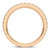 Photo of Ronika 1 3/8 ct tw. Lab Grown Ladies Band 14K Rose Gold [BT5888RL]