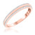 Photo of Edith 1/2 cttw Wedding Band Set 14K Rose Gold [BT206RM]