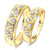 Photo of Titan 1/3 ct tw. Diamond His and Hers Matching Wedding Band Set 14K Yellow Gold [WB137Y]