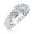 Photo of Titan 1/2 ct tw. Round Diamond Matching Trio Ring Set 14K White Gold [BT137WE-C000]