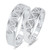 Photo of Titan 1/3 ct tw. Diamond His and Hers Matching Wedding Band Set 14K White Gold [WB137W]