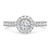 Photo of Ronika 1 1/2 ct tw. Lab Grown Round Solitaire Diamond Engagement Ring 14K White Gold [BT5888WE-L070]