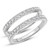 Photo of Ronika 2 7/8 ct tw. Lab Grown Round Solitaire Diamond Bridal Ring Set 14K White Gold [BT5888WL]