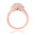 Photo of Bali 5/8 ct tw. Pear Diamond Engagement Ring 10K Rose Gold [BT865RE-C000]