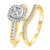 Photo of Daniel 3/4 ct tw. Fancy Diamond Bridal Ring Set 14K Yellow Gold [BR855Y-C000]