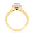Photo of Daniel 3/4 ct tw. Fancy Diamond Bridal Ring Set 14K Yellow Gold [BT855YE-C000]