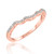 Photo of Andromeda 1/2 ct tw. Diamond His and Hers Matching Wedding Band Set 14K Rose Gold [BT862RL]