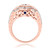 Photo of Andromeda 7/8 ct tw. Fancy Diamond Bridal Ring Set 10K Rose Gold [BT862RE-C000]