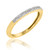 Photo of Bali 1 ct tw. Pear Diamond Matching Trio Ring Set 14K Yellow Gold [BT865YL]