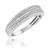 Photo of Andromeda 1/2 ct tw. Diamond His and Hers Matching Wedding Band Set 14K White Gold [BT862WM]