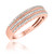 Photo of Andromeda 1 1/4 ct tw. Fancy Diamond Matching Trio Ring Set 10K Rose Gold [BT862RM]