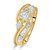 Photo of Lanie 1  ct tw. Lab Grown Round Solitaire Diamond Bridal Ring Set 14K Yellow Gold [BR1625Y-C000]