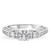 Photo of Cadence 1 1/4  ct tw. Lab Grown Round Solitaire Diamond Bridal Ring Set 14K White Gold [BT1626WE-C000]