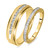 Photo of Cadence 1/3 ct tw. Lab Grown Diamond His and Hers Matching Wedding Band Set 10K Yellow Gold [WB1626Y]