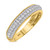 Photo of Ember 3/4 ct tw. Lab Grown Diamond Mens Wedding Band 10K Yellow Gold [BT1422YM]