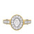 Photo of Dream  1 3/4  ct tw. Lab Grown Oval Solitaire Trio Set 10K Yellow Gold [BT1436YE-C000]