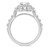 Photo of Jemma  2 1/10 ct tw. Lab Grown Round Solitaire Diamond Bridal Ring Set 10K White Gold [BT1423WE-L070]