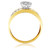 Photo of Encienda 1 1/2 ct tw. Round Diamond Matching Trio Ring Set 10K Yellow Gold [BT500YE-C000]