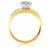 Photo of Encienda 2/3 ct tw. Round Diamond Engagement Ring 14K Yellow Gold [BT500YE-C000]