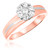 Photo of Simone 3/8 ct tw. Round Diamond Engagement Ring 14K Rose Gold [BT539RE-C000]