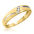 Photo of Simone 1/25 ct tw. Ladies Band 10K Yellow Gold [BT539YL]