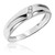 Photo of Simone 1/1Same Sex Mens Band Set 14K White Gold [BT539WM]