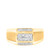 Photo of Chanler 5  ct tw. Princess Diamond Matching Trio Ring Set 10K Yellow Gold [BT623YM]