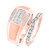 Photo of Chanler 1 ct tw. Diamond His and Hers Matching Wedding Band Set 10K Rose Gold [WB412R]