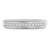 Photo of Clover 1/5 ct tw. Lab Grown Diamond Mens Wedding Band 10K White Gold [BT1635WM]