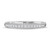 Photo of Clover 1/3 ct tw. Lab Grown Diamond His and Hers Matching Wedding Band Set 10K White Gold [BT1635WL]