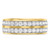 Photo of Arnie 1 1/3 ct tw. Lab Grown Diamond Mens Wedding Band 10K Yellow Gold [BT1672YM]