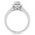 Photo of Amado 1 3/8 ct tw. Lab Grown Round Solitaire Diamond Engagement Ring 10K White Gold [BT1682WE-L070]