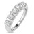 Photo of Florens 2 ct tw. Lab Grown Diamond His and Hers Matching Wedding Band Set 14K White Gold [BT1683WL]