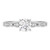 Photo of Effie 1 1/3 ct tw. Lab Grown Round Solitaire Diamond Engagement Ring 10K White Gold [BT1662WE-L095]