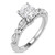 Photo of Effie 1 1/3 ct tw. Lab Grown Round Solitaire Diamond Engagement Ring 10K White Gold [BT1662WE-L095]