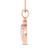 Photo of Varisha 1/6 Carat T.W. Lab Grown Diamond Pendant 10K Rose Gold [CP1688R]