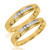 Photo of Willow 1/10 ct tw. Sames Sex Ladies Band Set 14K Yellow Gold [WL504Y]
