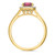 Photo of Delphine 1 3/8 Carat T.W. Diamond,Ruby and Diamond Matching Bridal Ring Set 14K Yellow Gold [BT2080YE-C000]