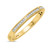 Photo of Delphine 1 3/8 Carat T.W. Diamond,Ruby and Diamond Matching Bridal Ring Set 14K Yellow Gold [BT2080YL]