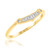 Photo of Yasmine 2/3 ct tw. Fancy Solitaire Diamond Matching Trio Ring Set 10K Yellow Gold [BT217YL]